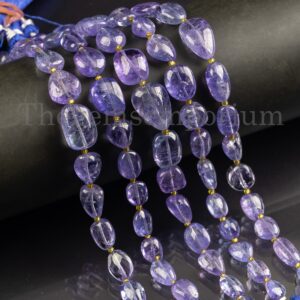 Rare Tanzanite Nugget Beads, Freeform Gemstone Beads Rare Tanzanite Nugget Beads, Freeform Gemstone Beads