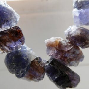 Raw tanzanite crystal free shape 11-18mm beads-3in strand gemstone-jewelry making- natural craft beads Raw tanzanite crystal free shape 11-18mm beads-3in strand gemstone-jewelry making- natural craft beads