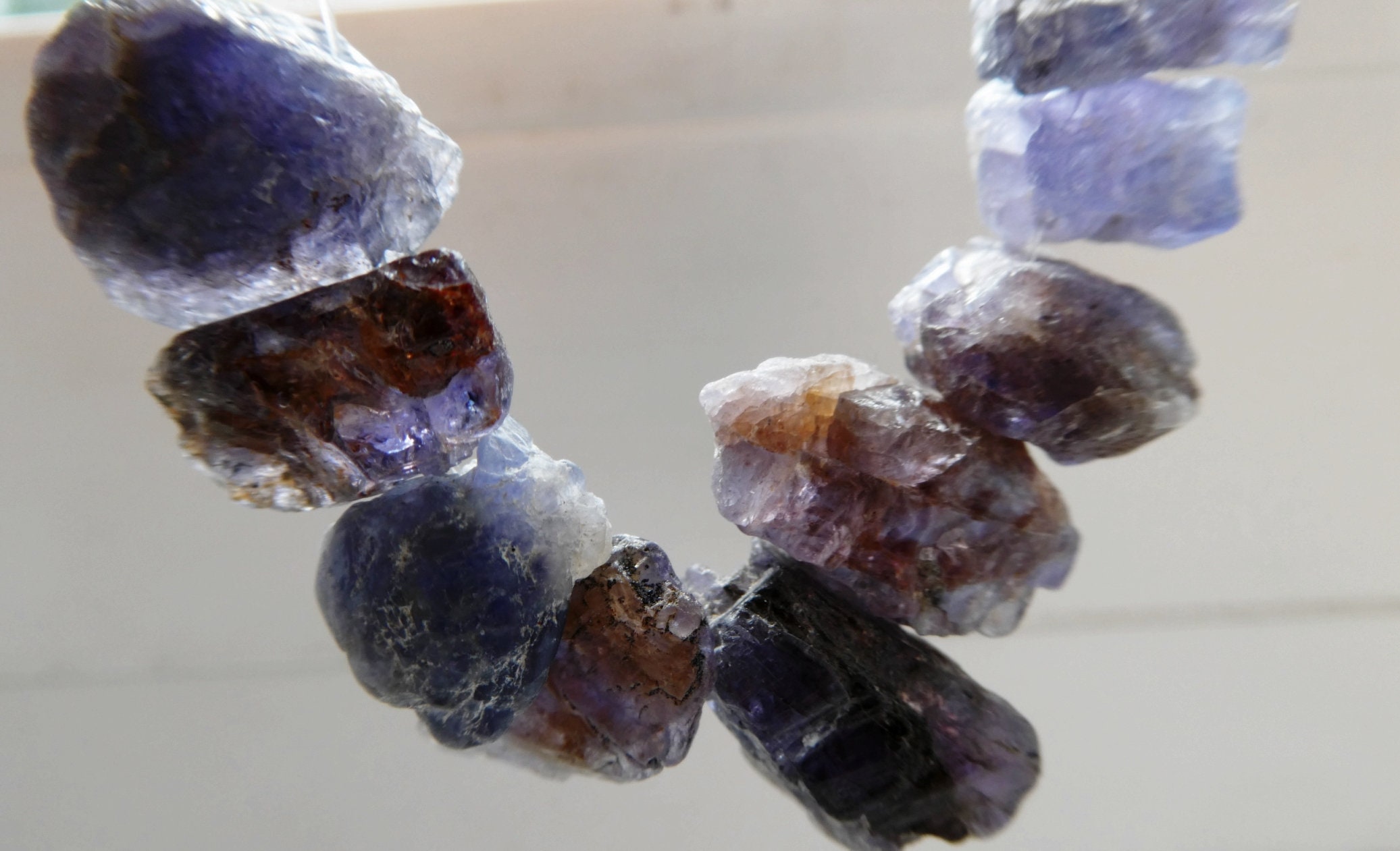 Raw Tanzanite Crystal Free Shape 11-18mm Beads-3in Strand Gemstone-jewelry Making- Natural Craft Beads