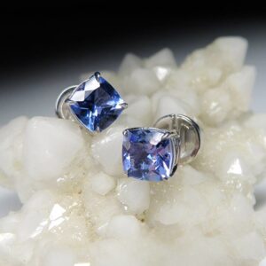 On Hold: Tanzanite Gold Studs Earrings Jewelry 18k Gold Gift Tanzanite December Birthstone Unisex