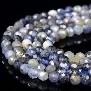 3MM Natural Tanzanite Gemstone Grade A Micro Faceted Round Beads 15 inch Full Strand BULK LOT 1,2,6,12 and 50 (80017052-P69) 3MM Natural Tanzanite Gemstone Grade A Micro Faceted Round Beads 15 inch Full Strand BULK LOT 1,2,6,12 and 50 (80017052-P69)