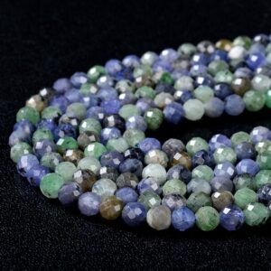 5mm Natural Tsavorite Tanzanite Gemstone Grade Aa Micro Faceted Round Loose Beads (p45) 5mm Natural Tsavorite Tanzanite Gemstone Grade Aa Micro Faceted Round Loose Beads (p45)