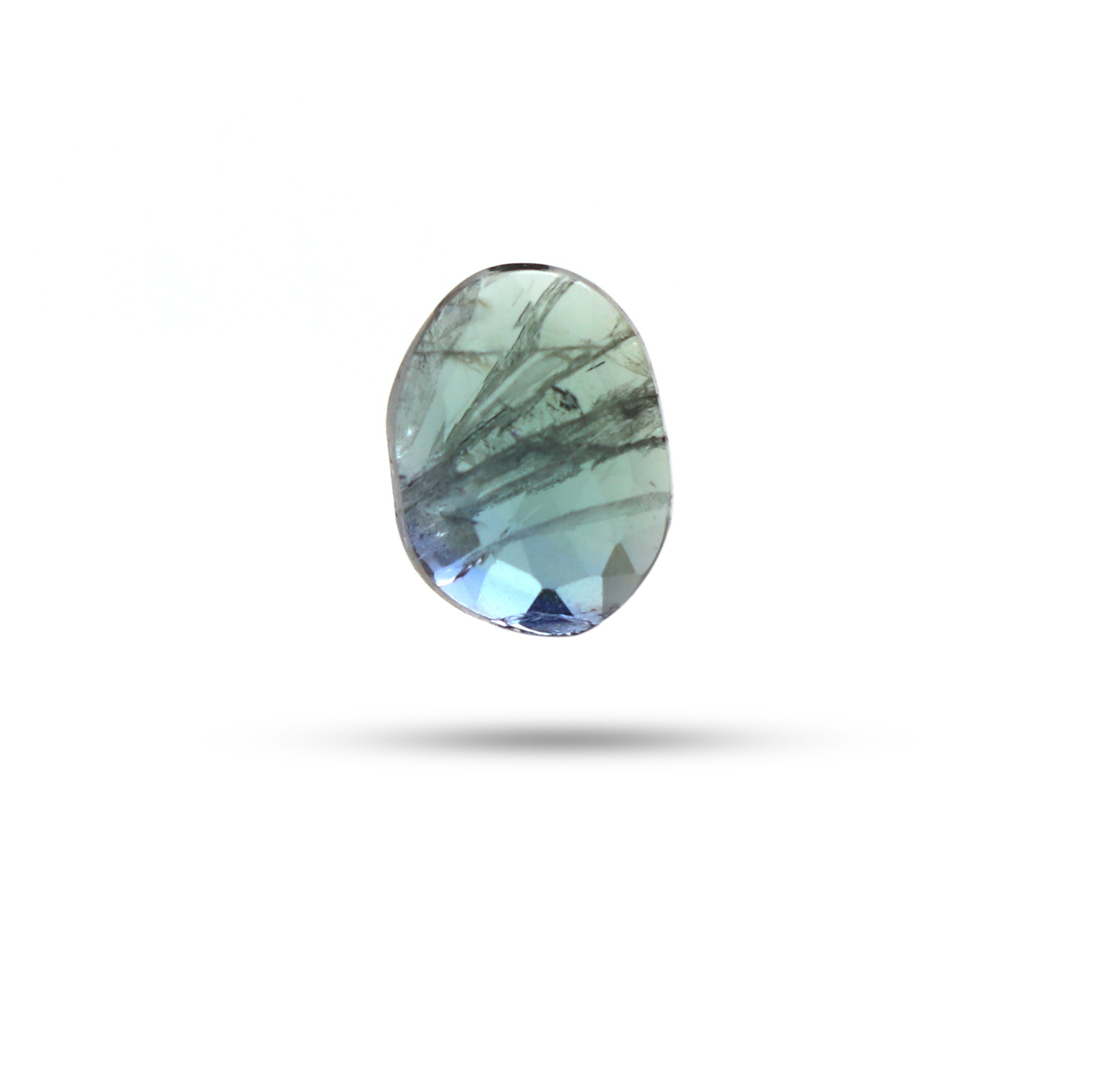 Bi - Color Tanzanite Faceted Organic Loose Gemstone, 7.5x10.5 Mm, December Birthstone, 1 Piece Bi - Color Tanzanite Faceted Organic Loose Gemstone, 7.5x10.5 Mm, December Birthstone, 1 Piece