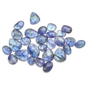 Bi Color Tanzanite Faceted Organic Loose Gemstone, 7x8.5 Mm To 11x15 Mm, Tanzanite Jewelry Handmade Gift For Women, Set Of 27 Pieces Bi Color Tanzanite Faceted Organic Loose Gemstone, 7x8.5 Mm To 11x15 Mm, Tanzanite Jewelry Handmade Gift For Women, Set Of 27 Pieces