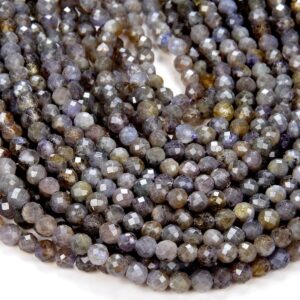 Natural Tanzanite Gemstone Grade A Micro Faceted Round 3MM 4MM Loose Beads BULK LOT 1,2,6,12 and 50 (P45) Natural Tanzanite Gemstone Grade A Micro Faceted Round 3MM 4MM Loose Beads BULK LOT 1,2,6,12 and 50 (P45)