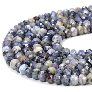 Natural Tanzanite Gemstone Grade A Micro Faceted Rondelle 6X4MM Loose Beads BULK LOT 1,2,6,12 and 50 (P92) Natural Tanzanite Gemstone Grade A Micro Faceted Rondelle 6X4MM Loose Beads BULK LOT 1,2,6,12 and 50 (P92)