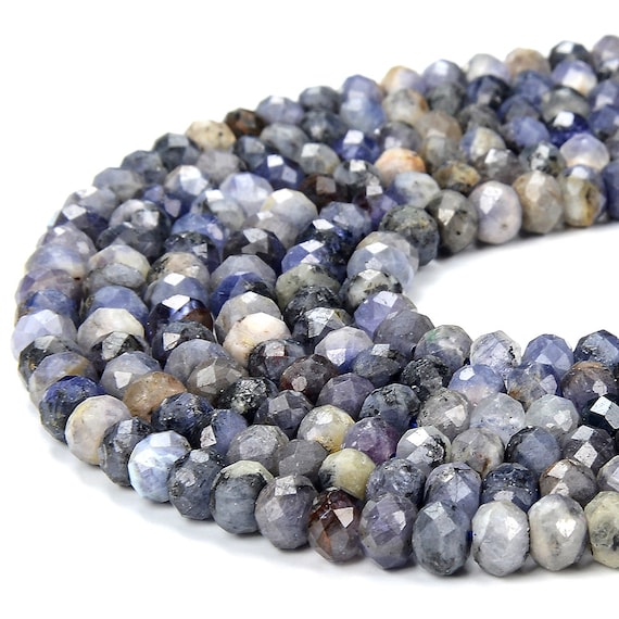 Natural Tanzanite Gemstone Grade A Micro Faceted Rondelle 6x4mm Loose Beads Bulk Lot 1,2,6,12 And 50 (p92)
