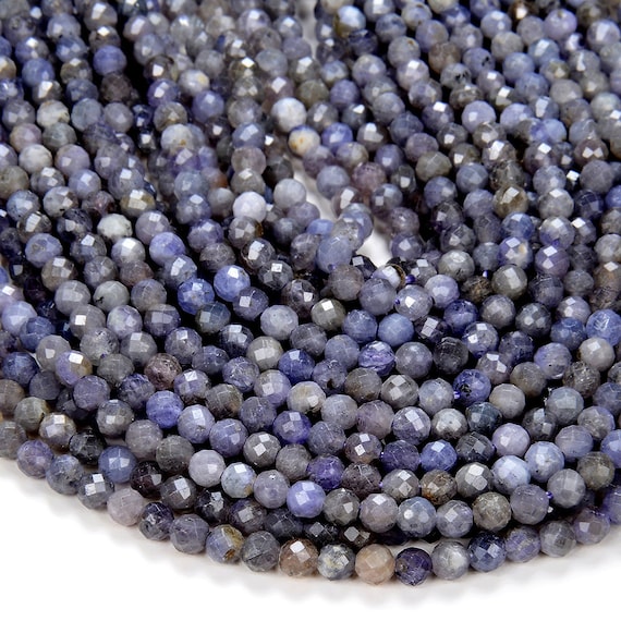 Natural Tanzanite Gemstone Grade A Micro Faceted Round 3mm 4mm Loose Beads Bulk Lot 1,2,6,12 And 50 (p45)