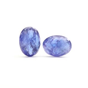 Natural Tanzanite Faceted Oval Loose Gemstone, 13x18 Mm, Tanzanite Jewelry Handmade Gift For Women, 1 Pair Natural Tanzanite Faceted Oval Loose Gemstone, 13x18 Mm, Tanzanite Jewelry Handmade Gift For Women, 1 Pair