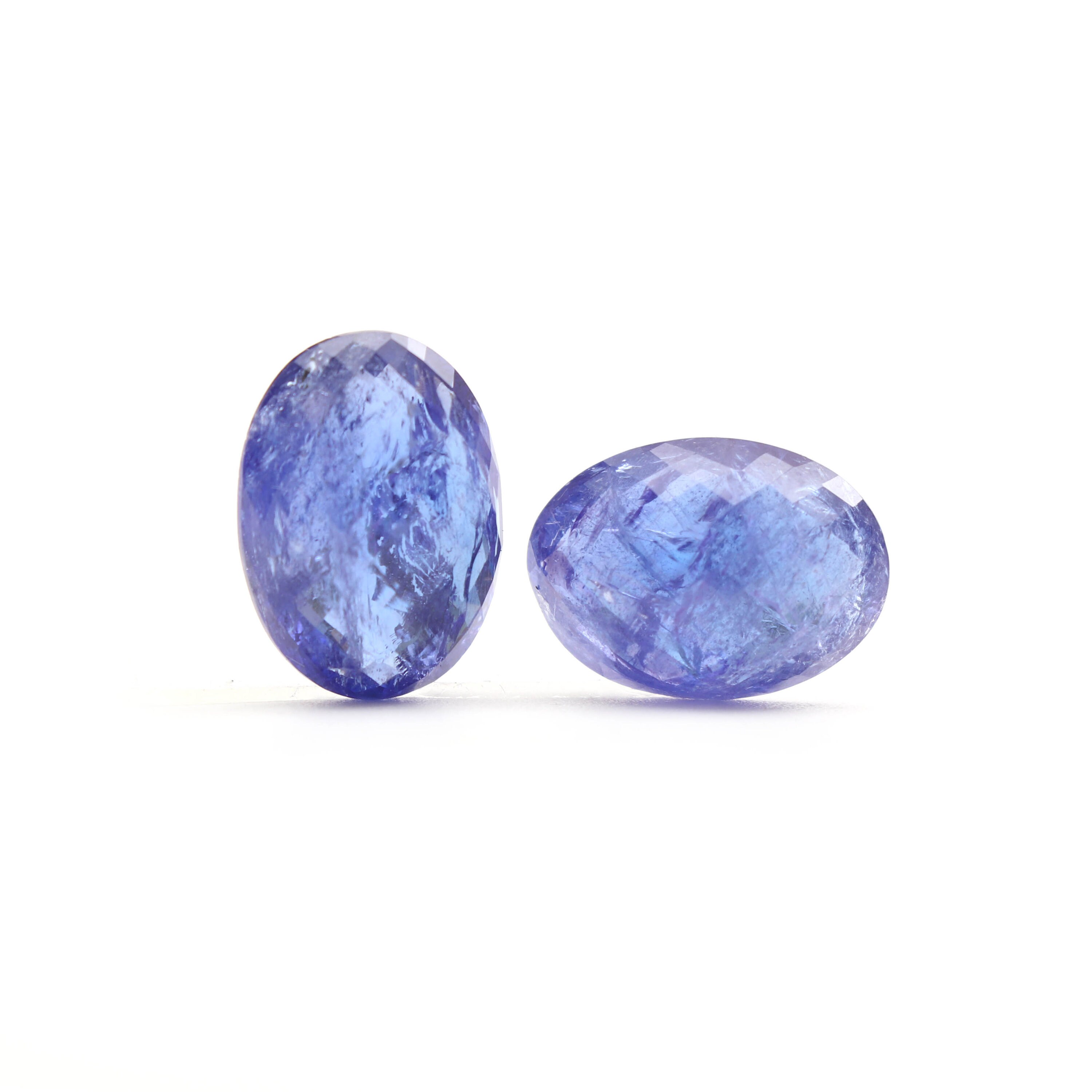 Natural Tanzanite Faceted Oval Loose Gemstone, 13x18 Mm, Tanzanite Jewelry Handmade Gift For Women, 1 Pair Natural Tanzanite Faceted Oval Loose Gemstone, 13x18 Mm, Tanzanite Jewelry Handmade Gift For Women, 1 Pair