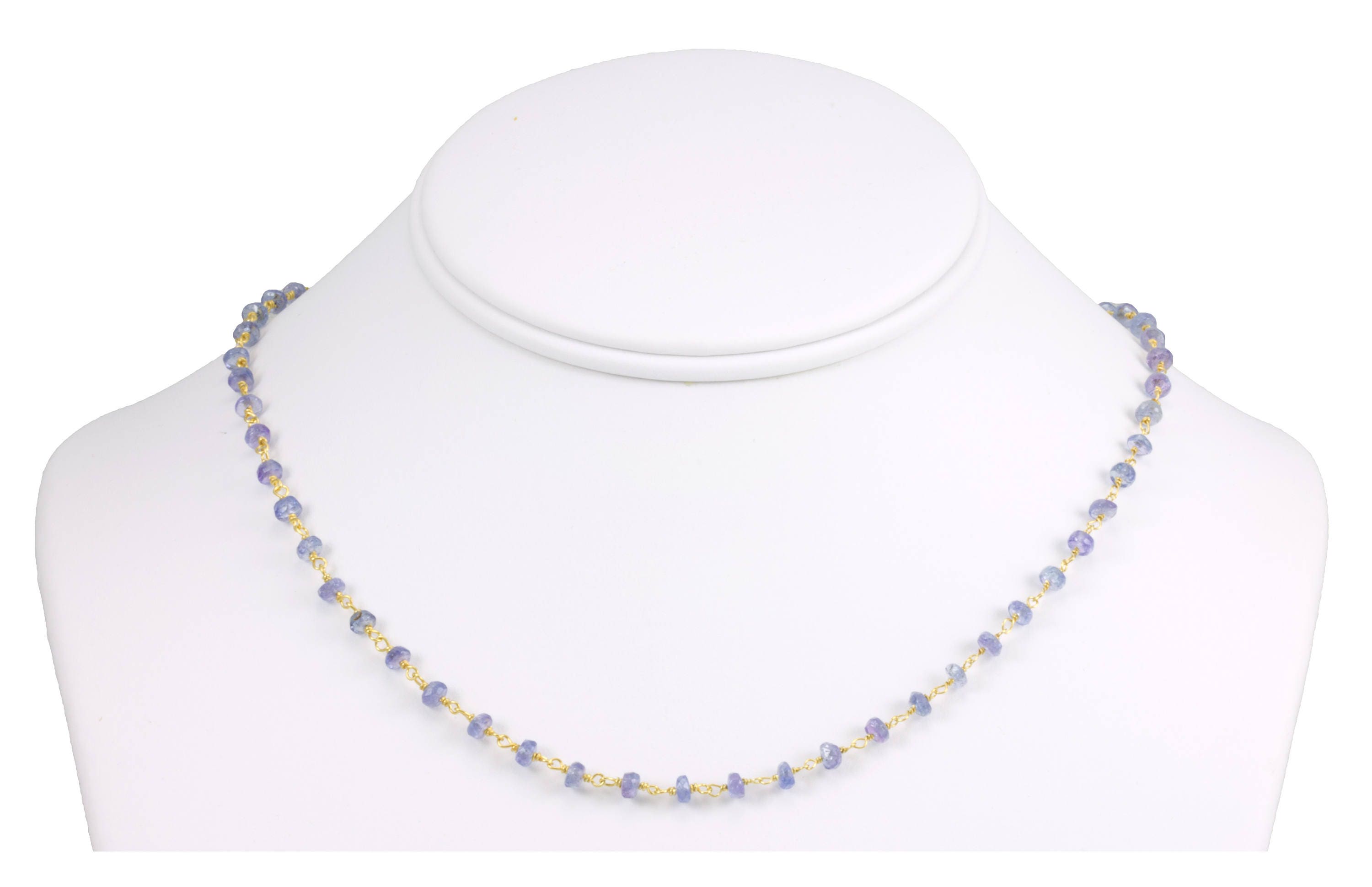 Tanzanite Necklace 14k Gold Filled 18 19 Inch Chain Faceted Spaced Out Natural Earthy Gemstones 4mm Purple Lavender Tanzanite Necklace 14k Gold Filled 18 19 Inch Chain Faceted Spaced Out Natural Earthy Gemstones 4mm Purple Lavender
