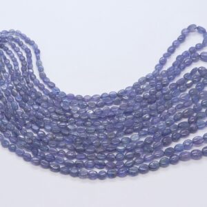 Aaa Natural Tanzanite Smooth Oval Shape Beads, 4x6-5x7 Mm Tanzanite Gemstone Beads, 16 Inch Tanzanite Plain Beads, Tanzanite Oval Beads Aaa Natural Tanzanite Smooth Oval Shape Beads, 4x6-5x7 Mm Tanzanite Gemstone Beads, 16 Inch Tanzanite Plain Beads, Tanzanite Oval Beads