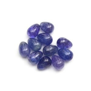 Natural Tanzanite Smooth Drop Loose Gemstone, 10x14 mm, Tanzanite Jewelry Making Gemstone, Plain Drops, Tanzanite Drops, Set of 11 Pieces