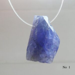 Raw Tanzanite Crystal Briolette 19-20mm Bead- 1 Pc Free Shape Faceted Gemstone-jewelry Making-focal Beads