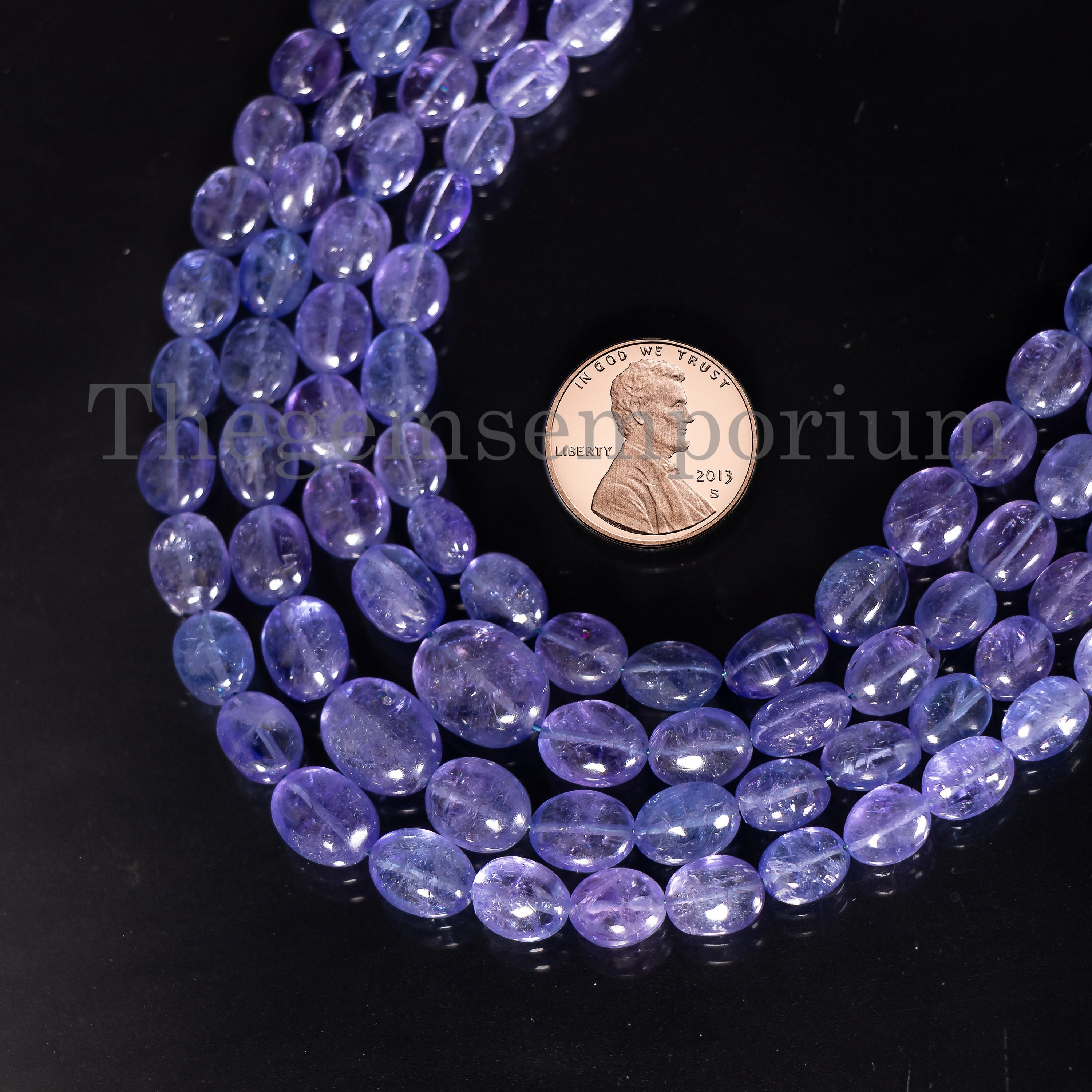 Tanzanite Smooth Oval Beads, Tanzanite Plain Beads, 4.5x5.5-8x11mm Tanzanite Beads, Smooth Ovals, Natural Tanzanite Beads, Loose Beads