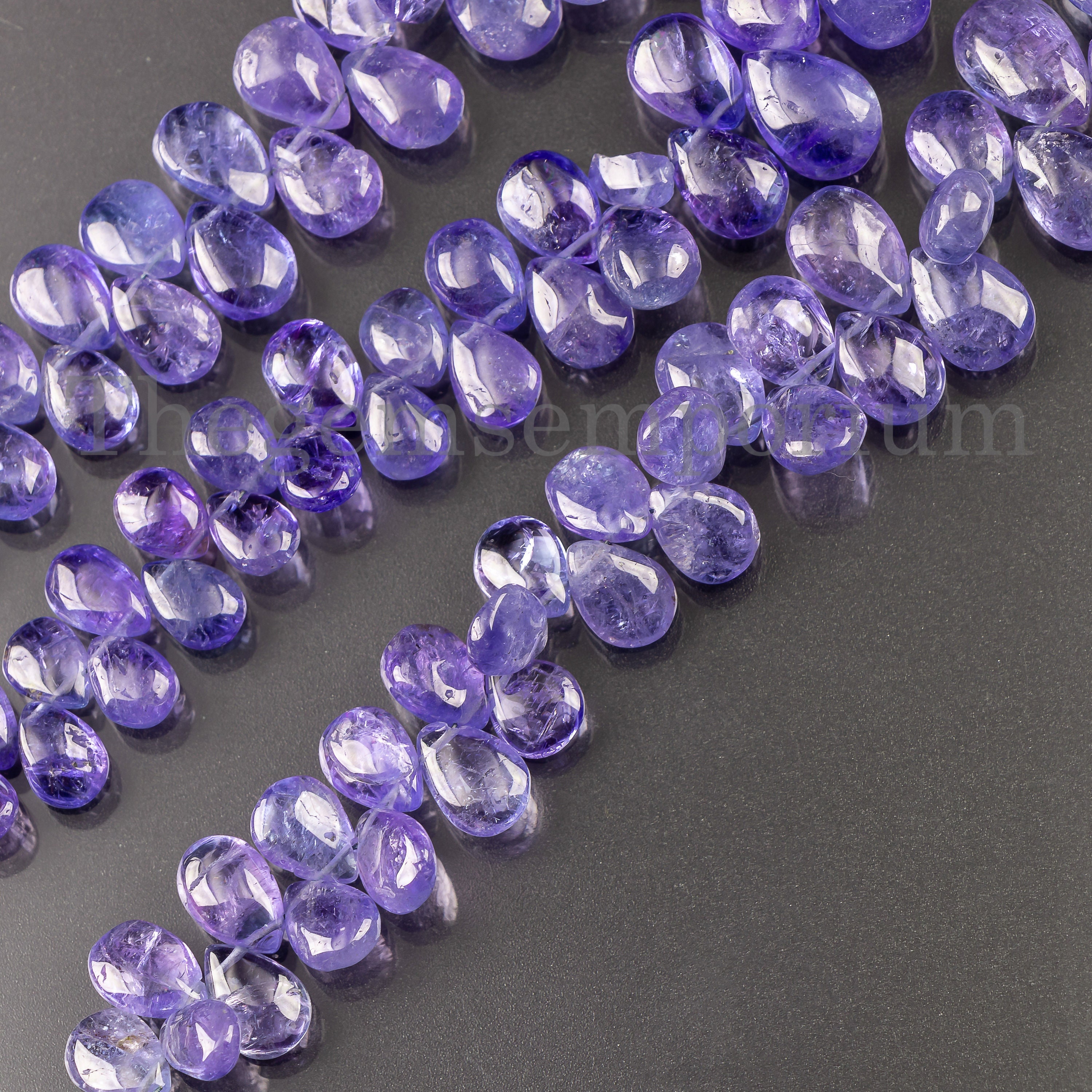 Tanzanite Smooth Pear Shape Beads, Tanzanite Plain Beads, Tanzanite Pear Beads, Tanzanite Briolette, Tanzanite Smooth Beads, Aaa Quality Tz