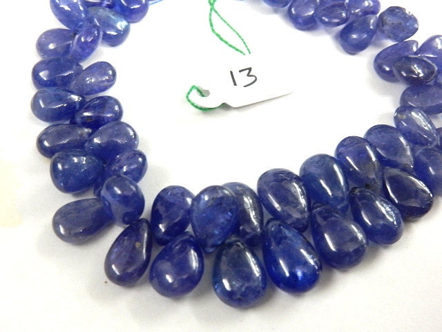 Tanzanite Stone Beads | Smooth Pear Drop Beads | Jewelry Making | 8 Inch Strand | Size 6x8–9x15mm | 54 Pieces | Wholesale Available Tanzanite Stone Beads | Smooth Pear Drop Beads | Jewelry Making | 8 Inch Strand | Size 6x8–9x15mm | 54 Pieces | Wholesale Available