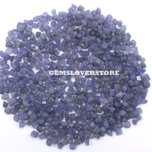 50 Violet Tanzanite Raw Gemstones: Natural Untreated Rough Crystals (4-6 MM) 50 Violet Tanzanite Raw Gemstones: Natural Untreated Rough Crystals (4-6 MM)