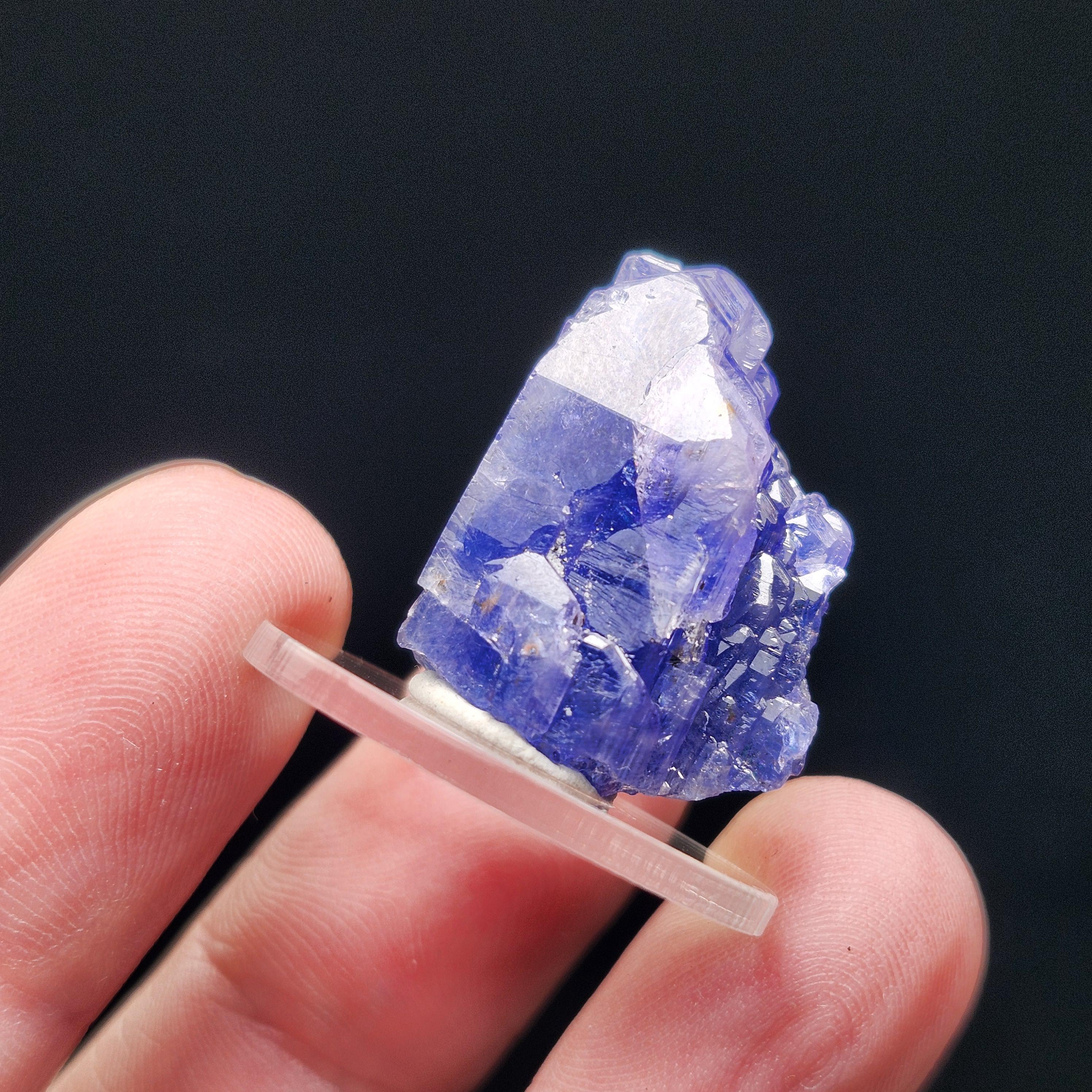 Blue Tanzanite Crystal 7.7g, Raw Gemstone Specimen - Terminated Tanzanite Stone Blue Tanzanite Crystal 7.7g, Raw Gemstone Specimen - Terminated Tanzanite Stone