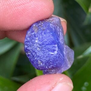 Raw Blue Tanzanite Specimen: 36 Carat Rough Gemstone, December Birthstone Raw Blue Tanzanite Specimen: 36 Carat Rough Gemstone, December Birthstone