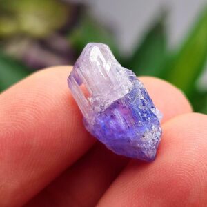 Tanzanite Crystal 2.2g, Raw Bicolor Tanzanite, Terminated Gemstone Specimen Tanzanite Crystal 2.2g, Raw Bicolor Tanzanite, Terminated Gemstone Specimen