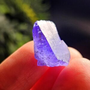 Raw Tanzanite Crystal 3.16g, Raw Indigo Tanzanite, Terminated Specimen Raw Tanzanite Crystal 3.16g, Raw Indigo Tanzanite, Terminated Specimen