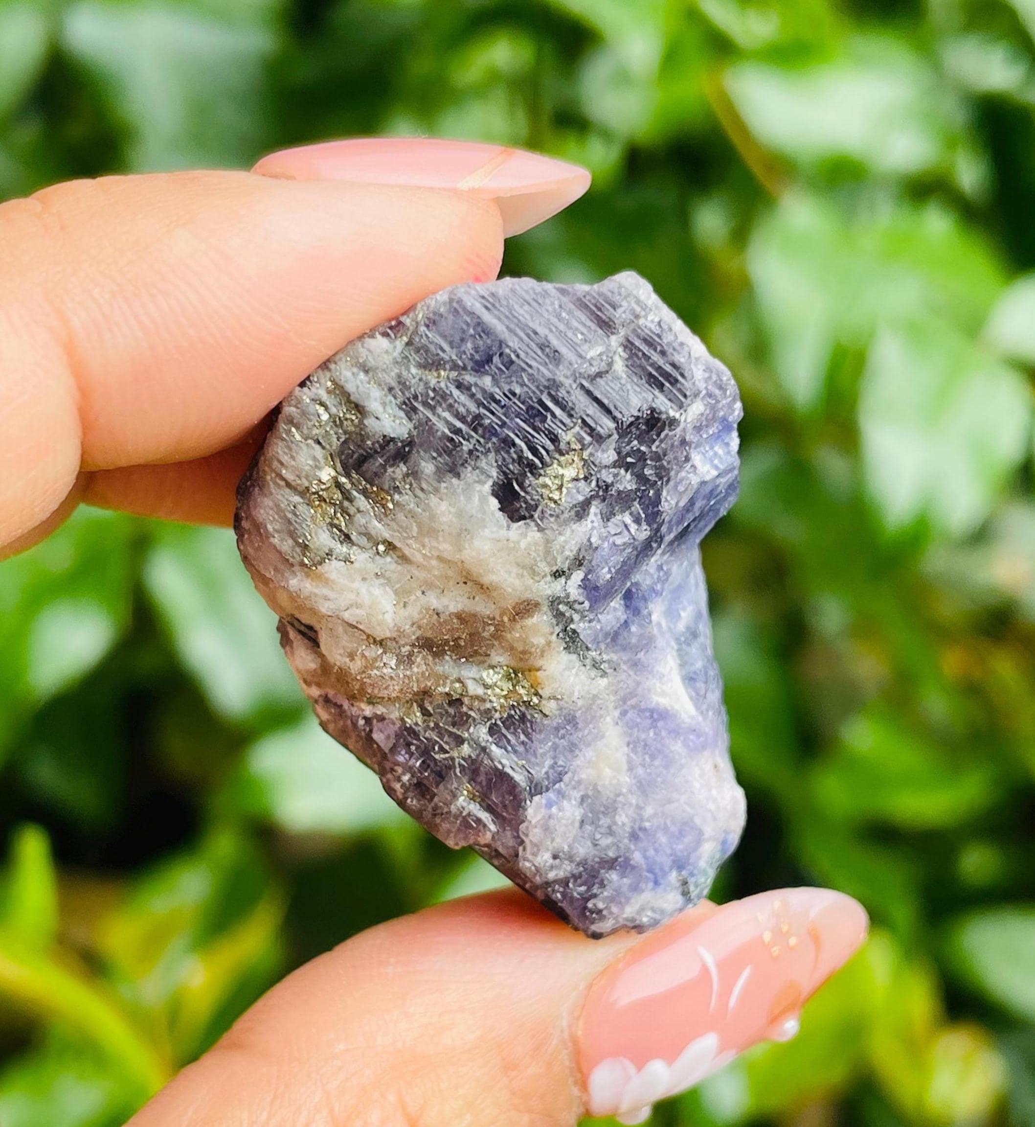 Raw Tanzanite Crystal (31.9g) Large Rough Tanzanite Stone, Natural Blue Tanzanite Stone, Genuine Gemstone Mineral Specimen