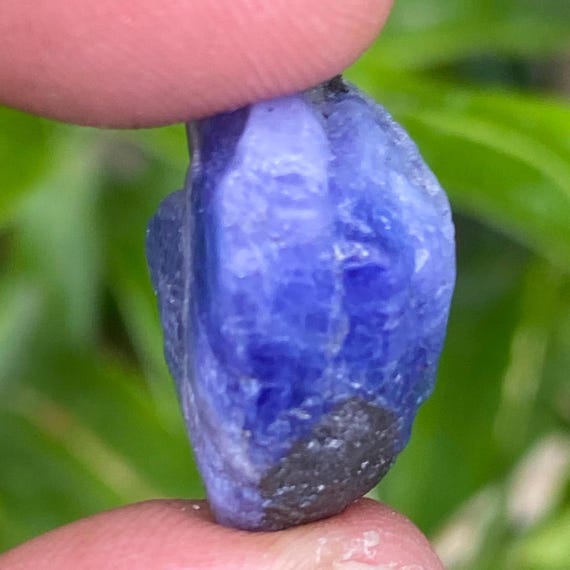 Raw Tanzanite Crystal Nuggets: Uncut Gemstone For Jewelry Making