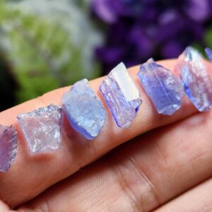 Tanzanite Crystal - Crystal Slice - Raw Tanzanite - Purple Tanzanite Gemstone - Tanzanite Specimen - Tanzanite Gem - Tanzanite Stone
