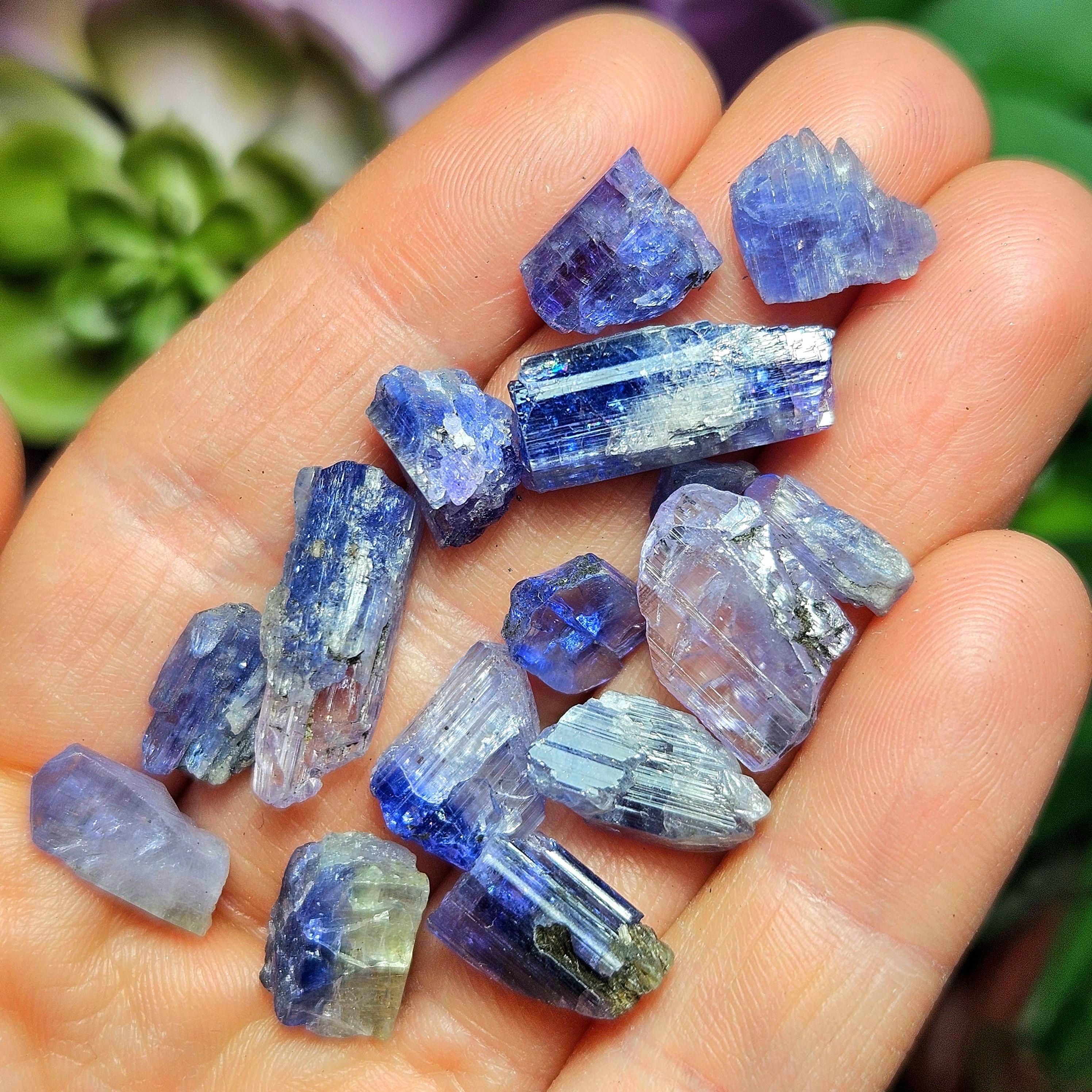 Raw Tanzanite Crystal Specimen: Purple Tanzanite