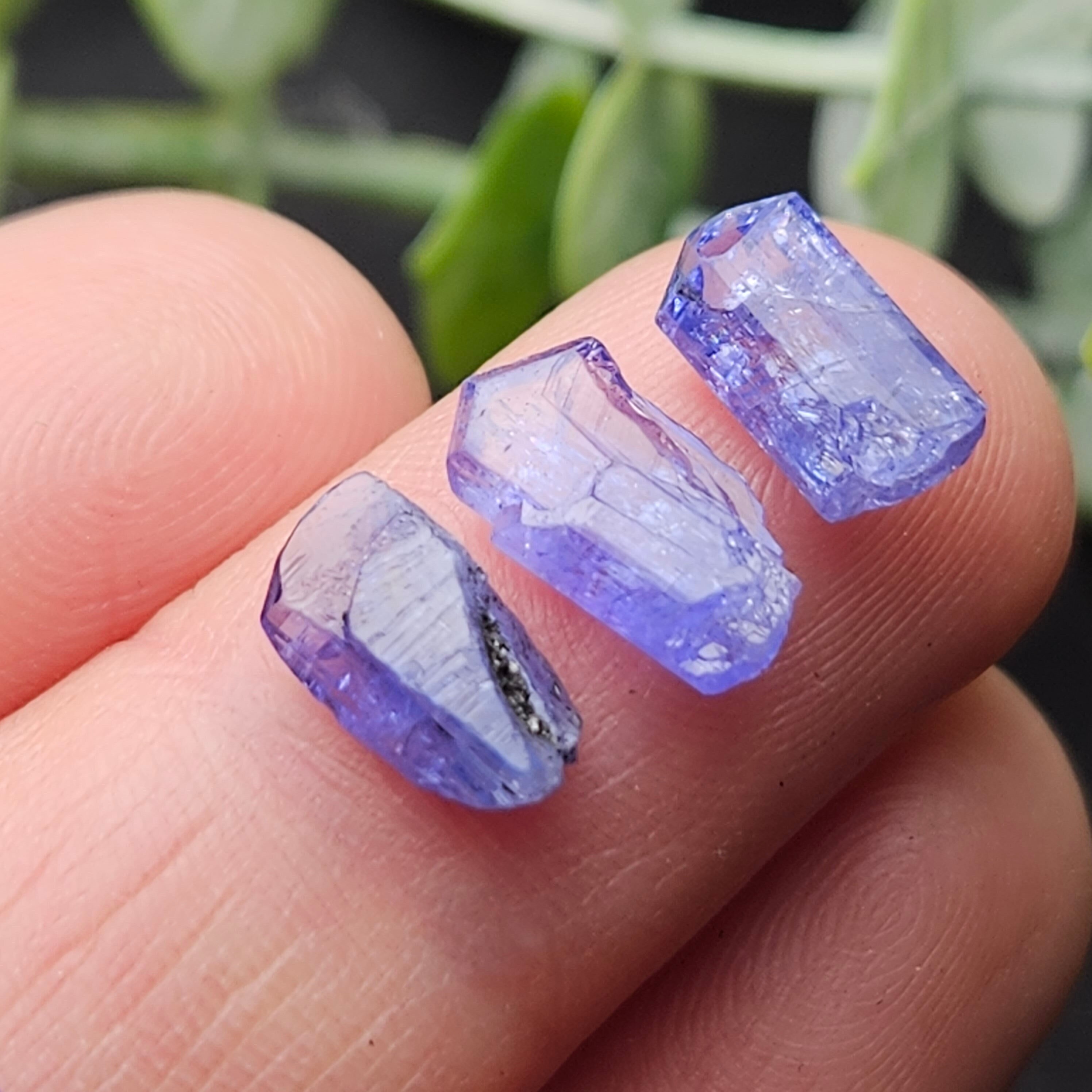 Tanzanite Crystal, Raw Tanzanite Stone Specimen - Purple Tanzanite Gemstone
