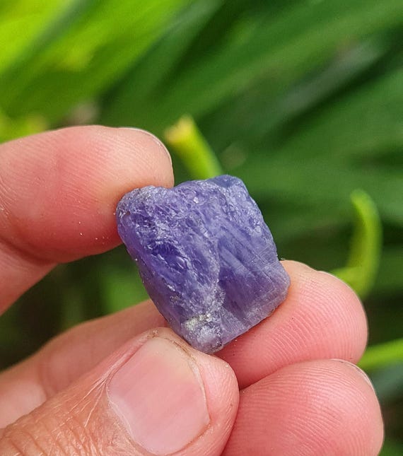 Raw Tanzanite Gemstone: Natural Rough Jewelry Making Stone Raw Tanzanite Gemstone: Natural Rough Jewelry Making Stone