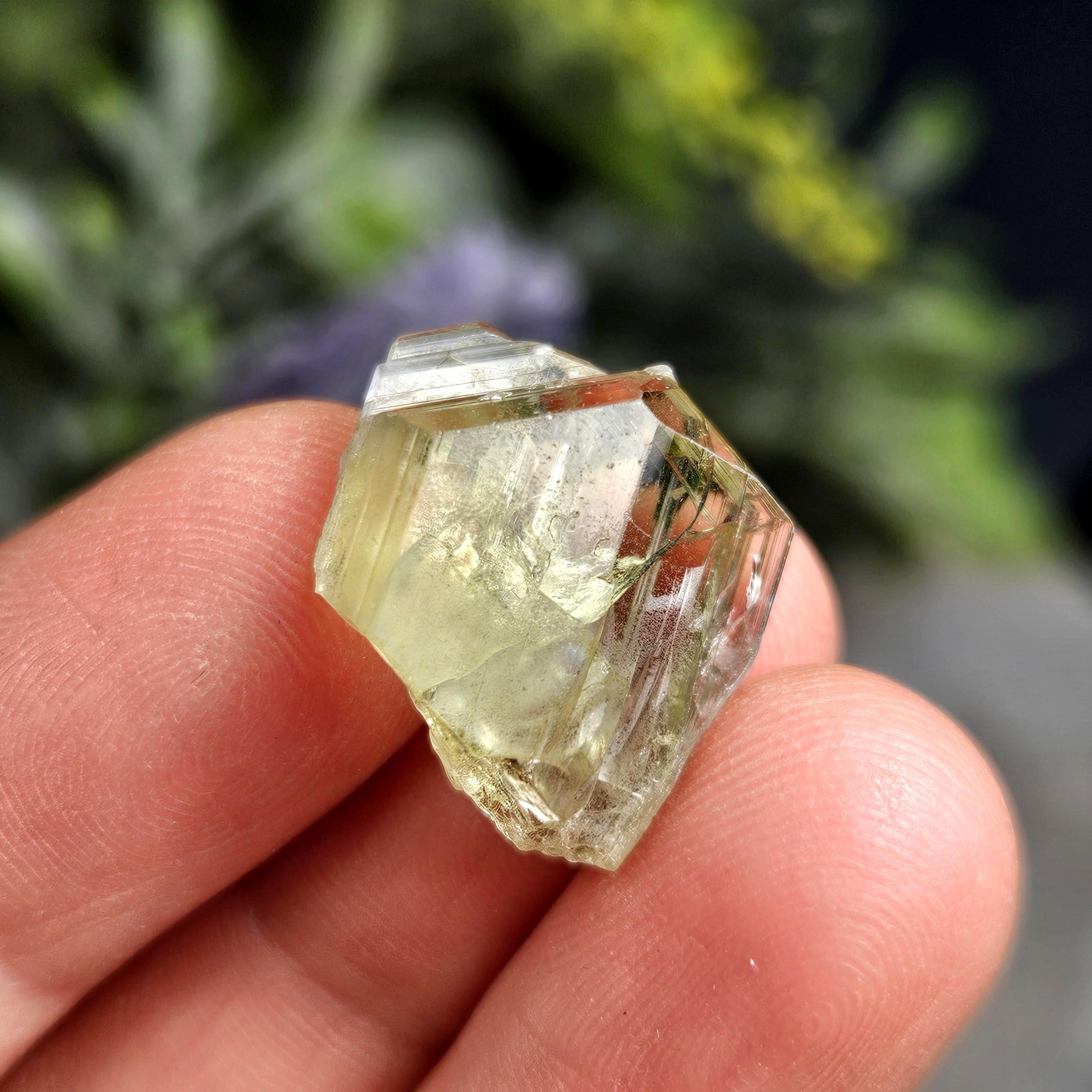 Gold Tanzanite Crystal: Raw, Terminated, Untreated Yellow Tanzanite From Tanzania (3.04 Grams)