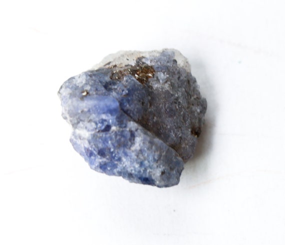 Tanzanite With Graphite Raw Crystal Piece Tanzanite With Graphite Raw Crystal Piece