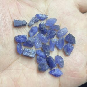 Handpicked Natural Tanzanite Rough Lot | Raw Blue Stone 10-12mm Handpicked Natural Tanzanite Rough Lot | Raw Blue Stone 10-12mm