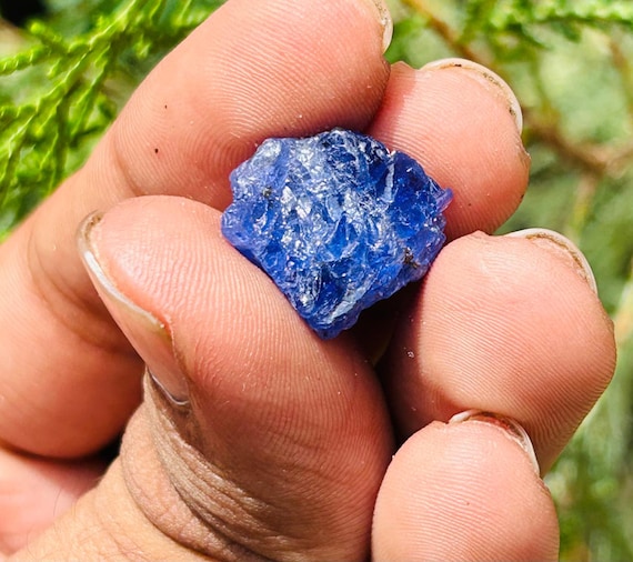 Natural Raw Tanzanite Sprcimen Healing Crystal Blue Tanzanight Rogh Stone Untreated Jewlery Tanzanite Raw Gemstone