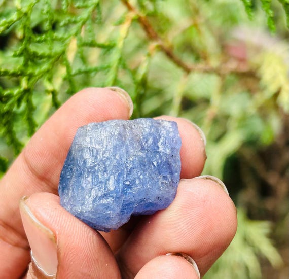 Natural Raw Tanzanite Sprcimen Healing Crystal Blue Tanzanight Rogh Stone Untreated Jewlery Tanzanite Raw Gemstone
