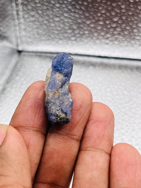 Natural Raw Tanzanite Sprcimen Healing Crystal Blue Tanzanight Rogh Stone Untreated Jewlery Tanzanite Raw Gemstone