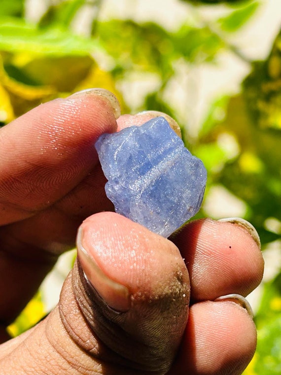 Natural Raw Tanzanite Sprcimen Healing Crystal Blue Tanzanight Rogh Stone Untreated Jewlery Tanzanite Raw Gemstone