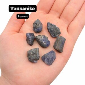 One Natural Tanzanite Specimen - Rough Tanzanite Crystal - Tanzania One Natural Tanzanite Specimen - Rough Tanzanite Crystal - Tanzania