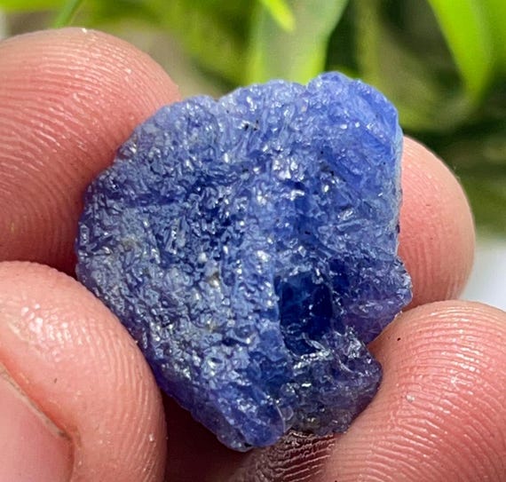 Raw Tanzanite Specimen: 28.85 Carat Untreated Blue Healing Crystal