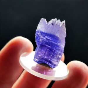 Terminated Tanzanite Crystal 5.8g, Raw Bicolor Tanzanite Specimen Terminated Tanzanite Crystal 5.8g, Raw Bicolor Tanzanite Specimen