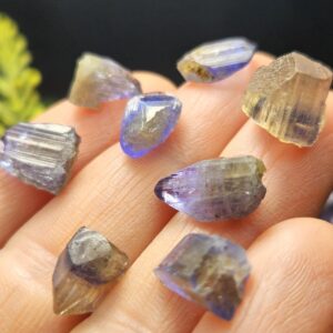 Untreated Tanzanite Crystal Specimen: Raw Tanzanian Gemstone Untreated Tanzanite Crystal Specimen: Raw Tanzanian Gemstone