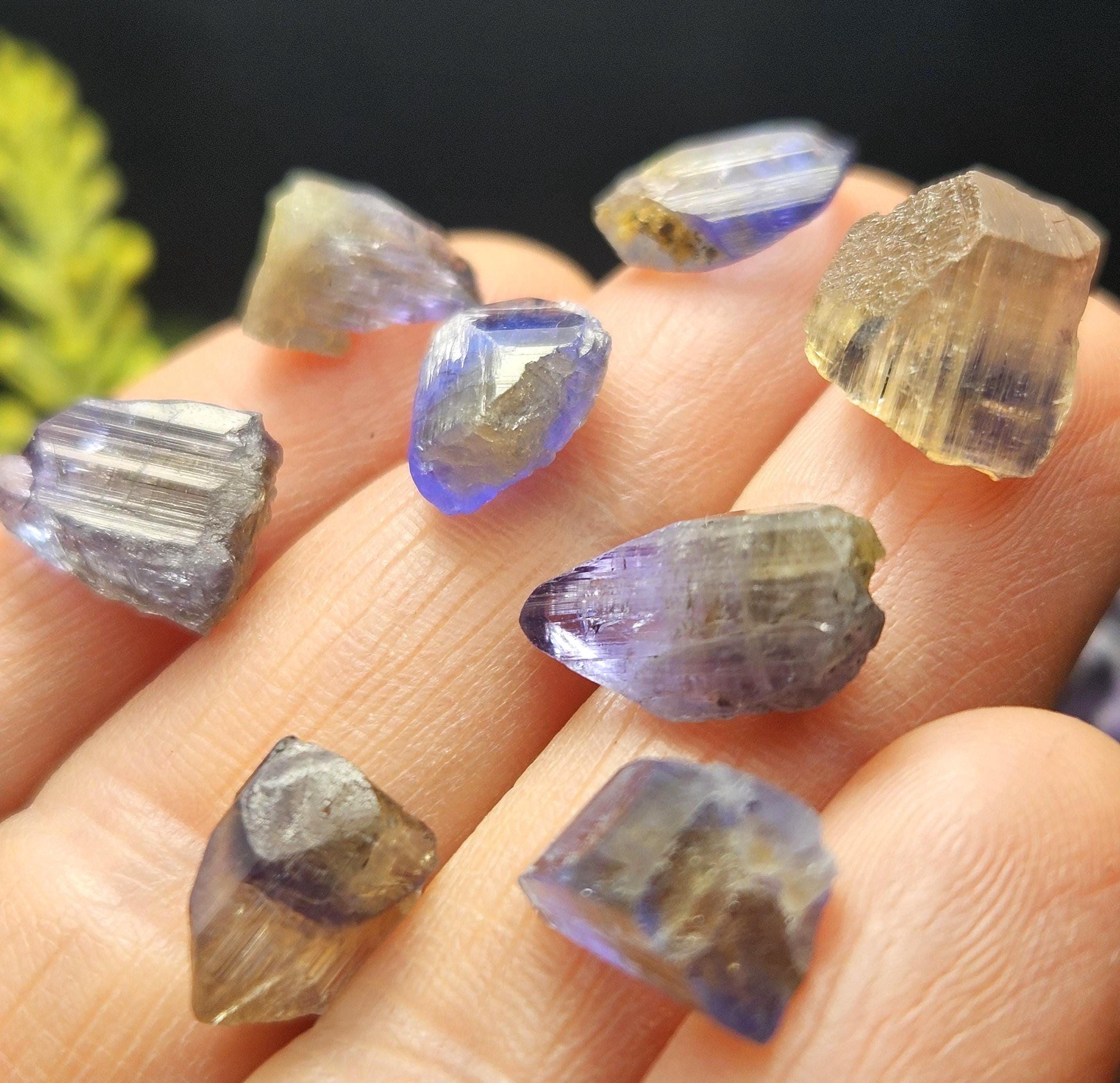 Untreated Tanzanite Crystal Specimen: Raw Tanzanian Gemstone