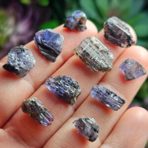Untreated Tanzanite Crystal Specimen: Black, Grey & Purple Tones, Raw And Natural Tanzanite, Tanzanite Crystal, Tanzanite Specimen Untreated Tanzanite Crystal Specimen: Black, Grey & Purple Tones, Raw And Natural Tanzanite, Tanzanite Crystal, Tanzanite Specimen