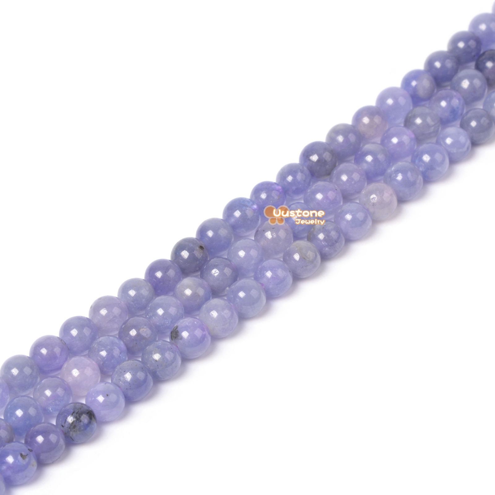 4mm Tanzanite Round Ball Loose Beads Diy Jewelry Making Strand 15.5-16"