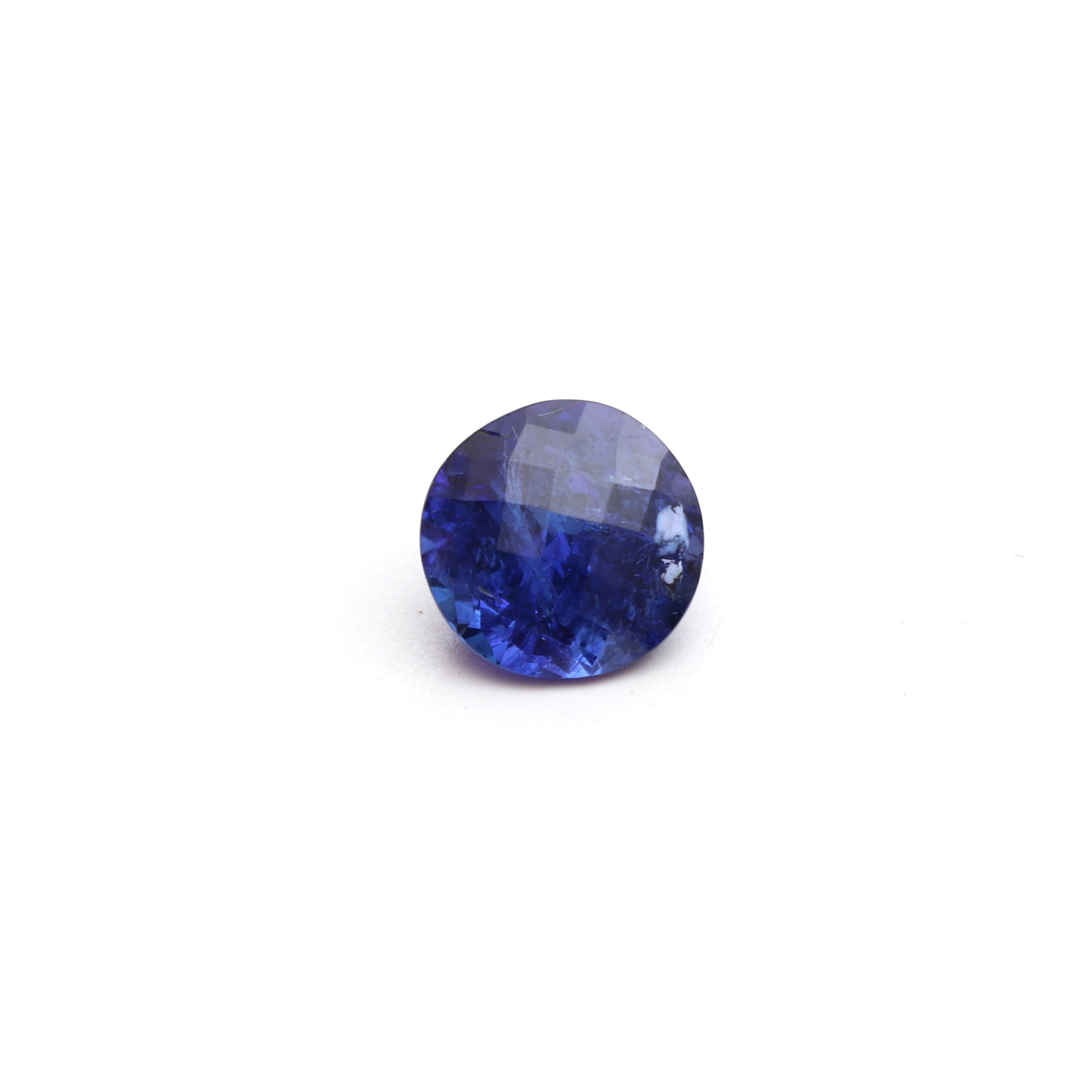 Tanzanite Checker Cut Round Loose Gemstone, 10 Mm, Tanzanite Round  Cut, Tanzanite Jewelry Making Gemstone Cut, Price Per Piece