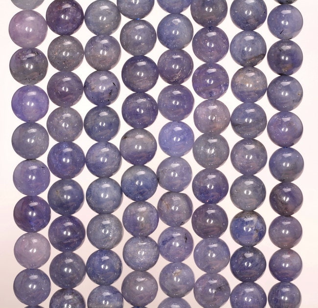 Natural Tanzanite Gemstone Blue Smooth Grade Aa 5mm 6mm 7mm Round Loose Beads 7.5 Inch Half Strand (438) Natural Tanzanite Gemstone Blue Smooth Grade Aa 5mm 6mm 7mm Round Loose Beads 7.5 Inch Half Strand (438)
