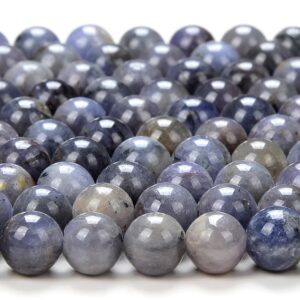 Natural Tanzanite Gemstone Grade A Round 4MM 5MM 6MM Loose Beads (D240)
