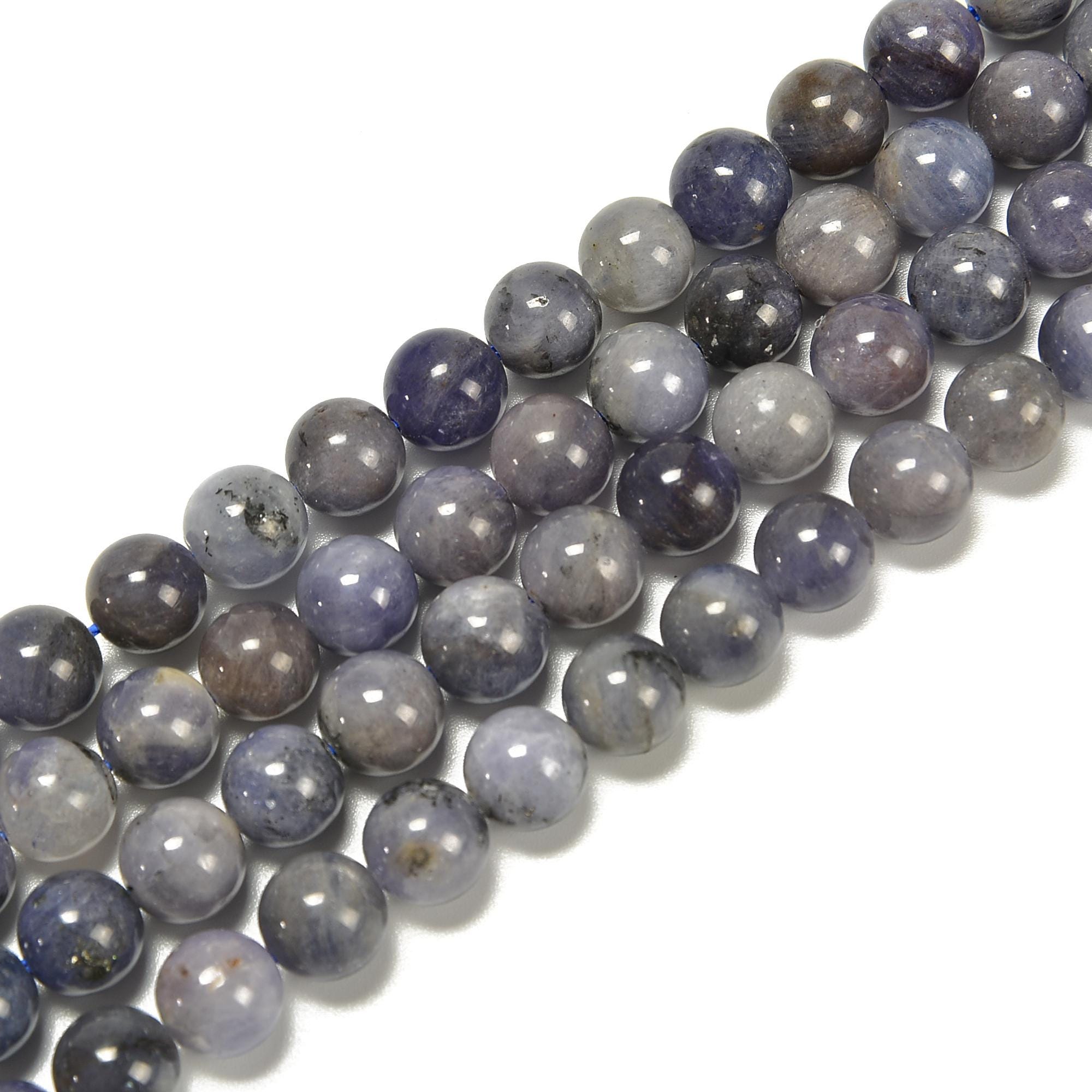 Natural Tanzanite Smooth Round Size 4mm 5mm 6mm 8mm 9mm 10mm 12mm 15.5'' Strand Natural Tanzanite Smooth Round Size 4mm 5mm 6mm 8mm 9mm 10mm 12mm 15.5'' Strand